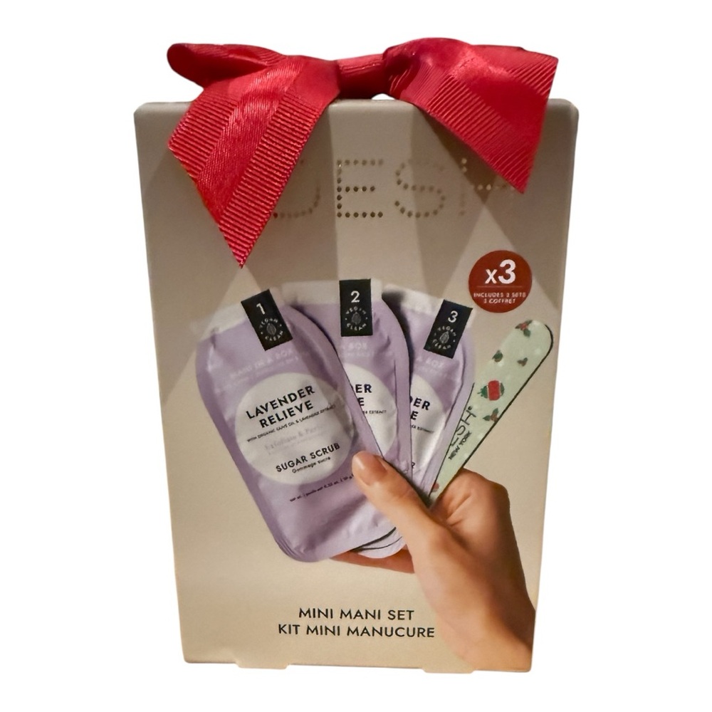 Lavender Reliever Hand Care Set with Purple Packaging